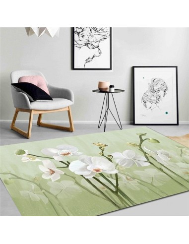 Tapis orchidée pas cher