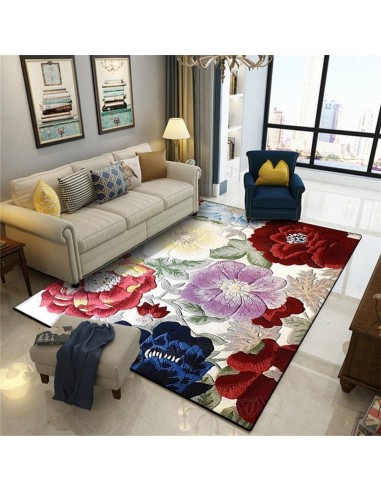 Tapis motif floral Le MVP de beaucoup