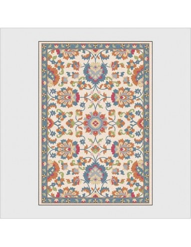 Tapis fleuri roumain Pour