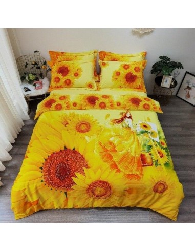 Housse de couette tournesol vente chaude votre 