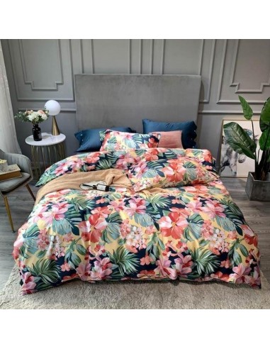 Housse de couette fleurs exotiques ouvre sa boutique