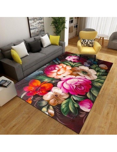 Tapis salon motif floral Vous souhaitez 