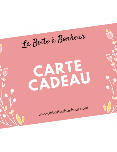 Carte Cadeau En savoir plus