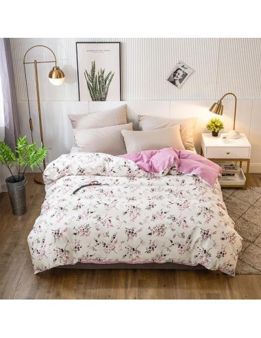 Housse de couette petites fleurs roses 2024