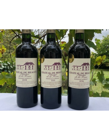 Coffret vin de Bordeaux 3 bouteilles rouge AOC Bordeaux Supérieur france