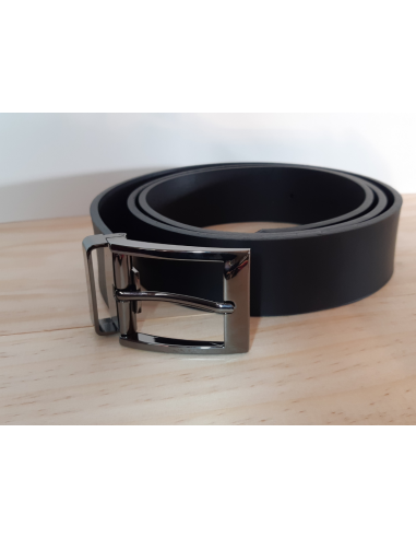 Ceinture en cuir noir tannage végétal Venez acheter