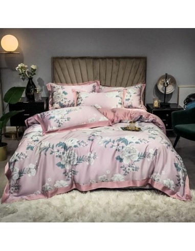 Housse de couette fleurs style rétro store