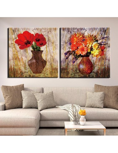 Tableaux peintures bouquets de fleurs Amélioration de cerveau avec