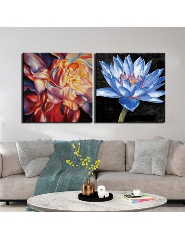 Tableaux fleurs originaux Amélioration de cerveau avec